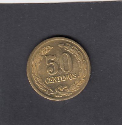 Beschrijving: 50 Centimos LION
